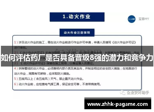 如何评估药厂是否具备晋级8强的潜力和竞争力