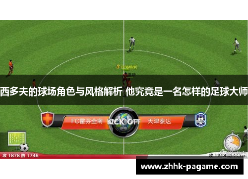 西多夫的球场角色与风格解析 他究竟是一名怎样的足球大师