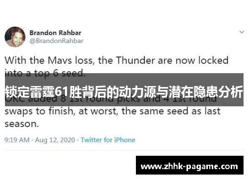 锁定雷霆61胜背后的动力源与潜在隐患分析